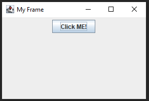 JFrame with JButton running in Clojure